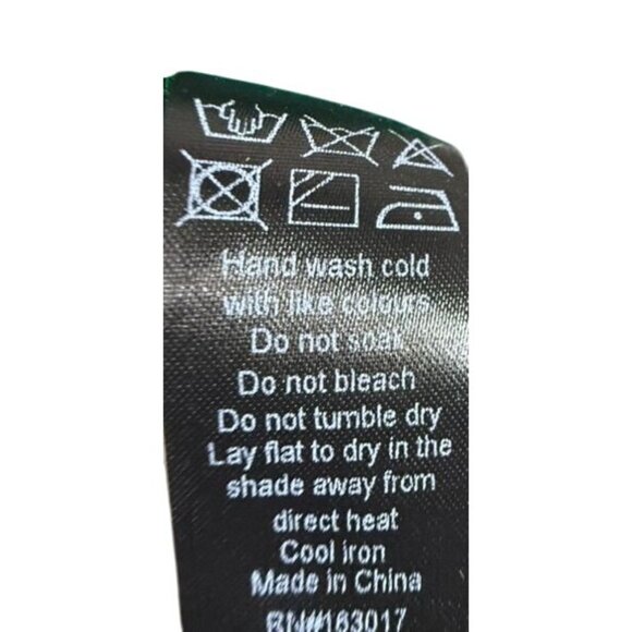 Lioness‎ Green Satin Cowl Neck Midi Dress W/ Slit Y2K Party Bachelorette - Picture 9 of 9